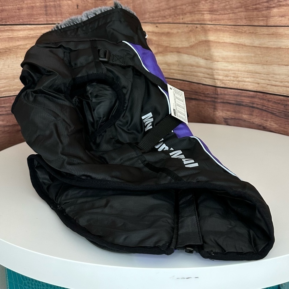 WINDPROOF DOG REFLECTIVE WINTER DOG Jacket Removable Safety Harness Snowsuit… - Picture 10 of 13